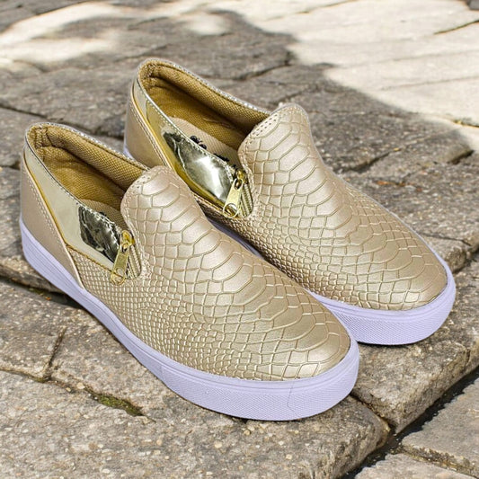 Tenis GEMELITAS 020 Slide in Espejo y Cierre Lateral