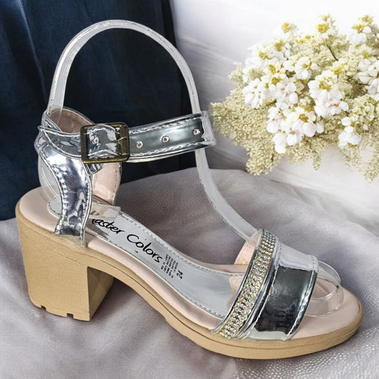 Zapatilla MASTER 801 Estilo Liso y Pedrería Elegante Para Dama