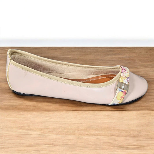 Balerina LADY GRECIA 03 Flats de Charol con Cinta