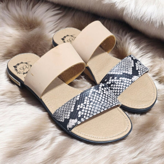 Sandalia ELEGANCE Est. 02 Estampado Vibora
