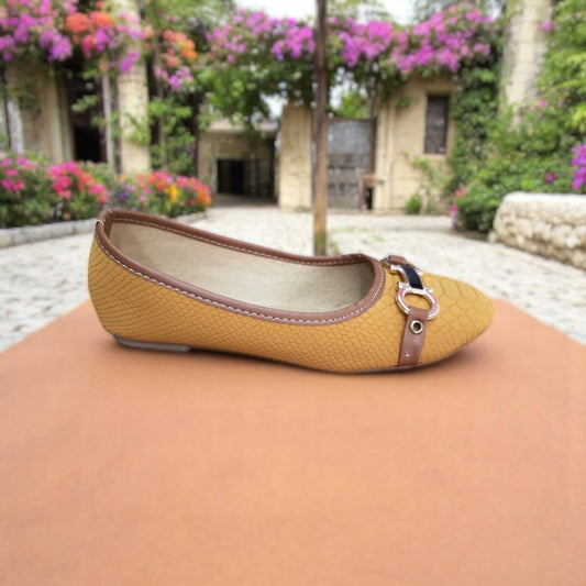 Balerina KENDRA Est 309 Flats Amarillo Mostaza
