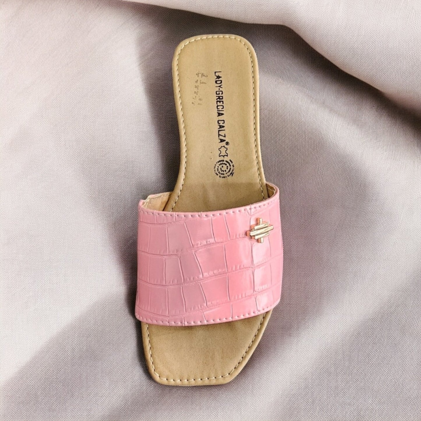Sandalia LADY GRECIA 02 Suela Plana Sencilla
