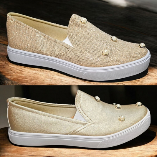 Tenis LULU con Perlas de Moda Urbana