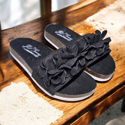 Sandalia DJUAREZ 120 Flores y Suela Gruesa