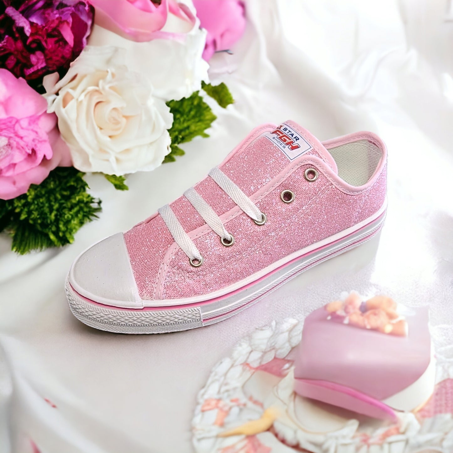 Tenis VAMOS Moda Shiny Casual Urbana Con Brillos
