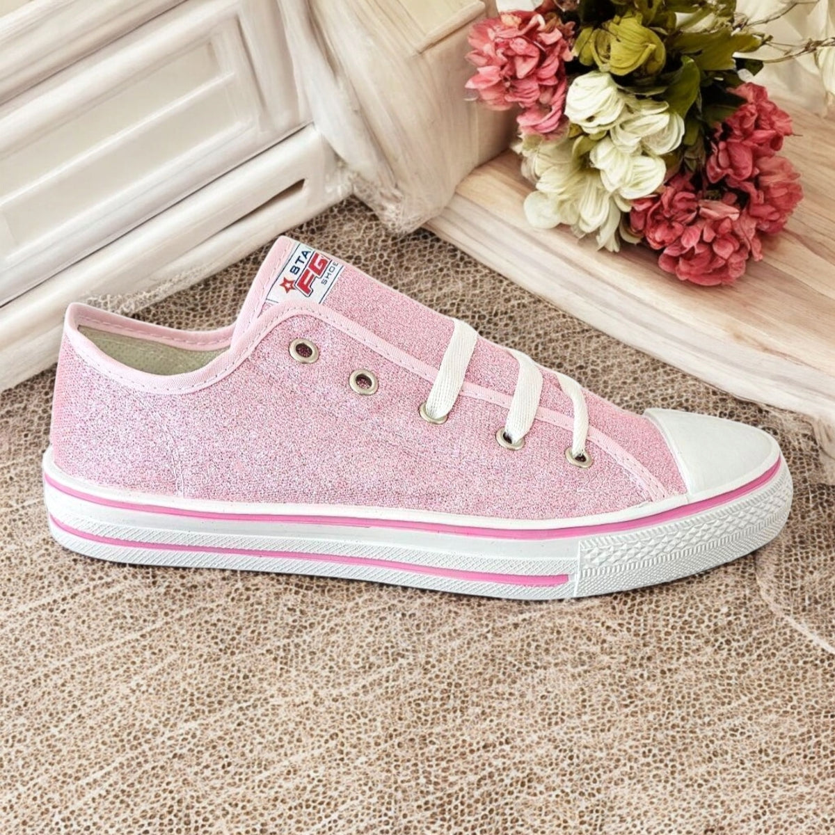 Tenis VAMOS Moda Shiny Casual Urbana Con Brillos