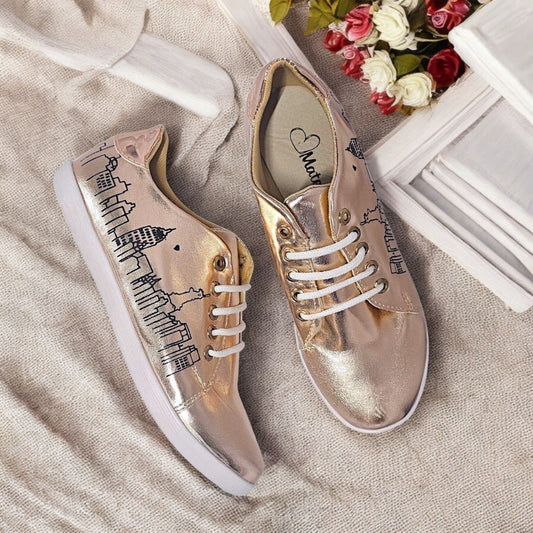 Tenis CITY Moda Casual Urbana Tipo Sneakers Calzado Para Dama