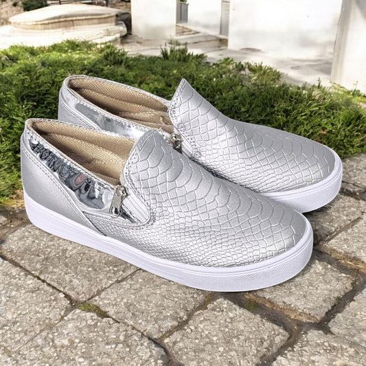 Tenis GEMELITAS 020 Slide in Espejo y Cierre Lateral