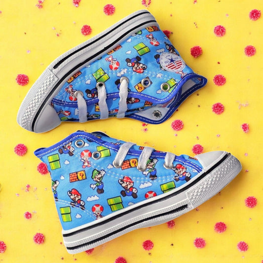 Tenis VAMOS Moda Casual Urbana Tipo Bota con Estampados