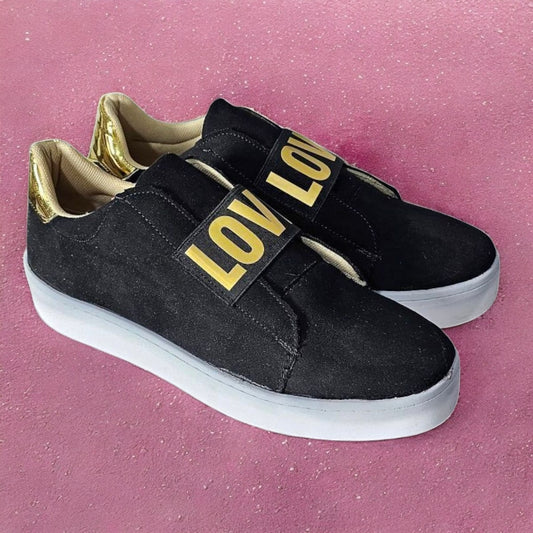 Tenis NEW WOMAN 250 LOVE Slide in Casual y Plataforma