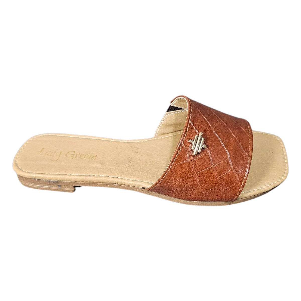 Sandalia LADY GRECIA 02 Suela Plana Sencilla