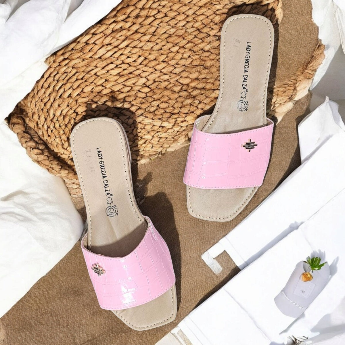 Sandalia LADY GRECIA 02 Suela Plana Sencilla