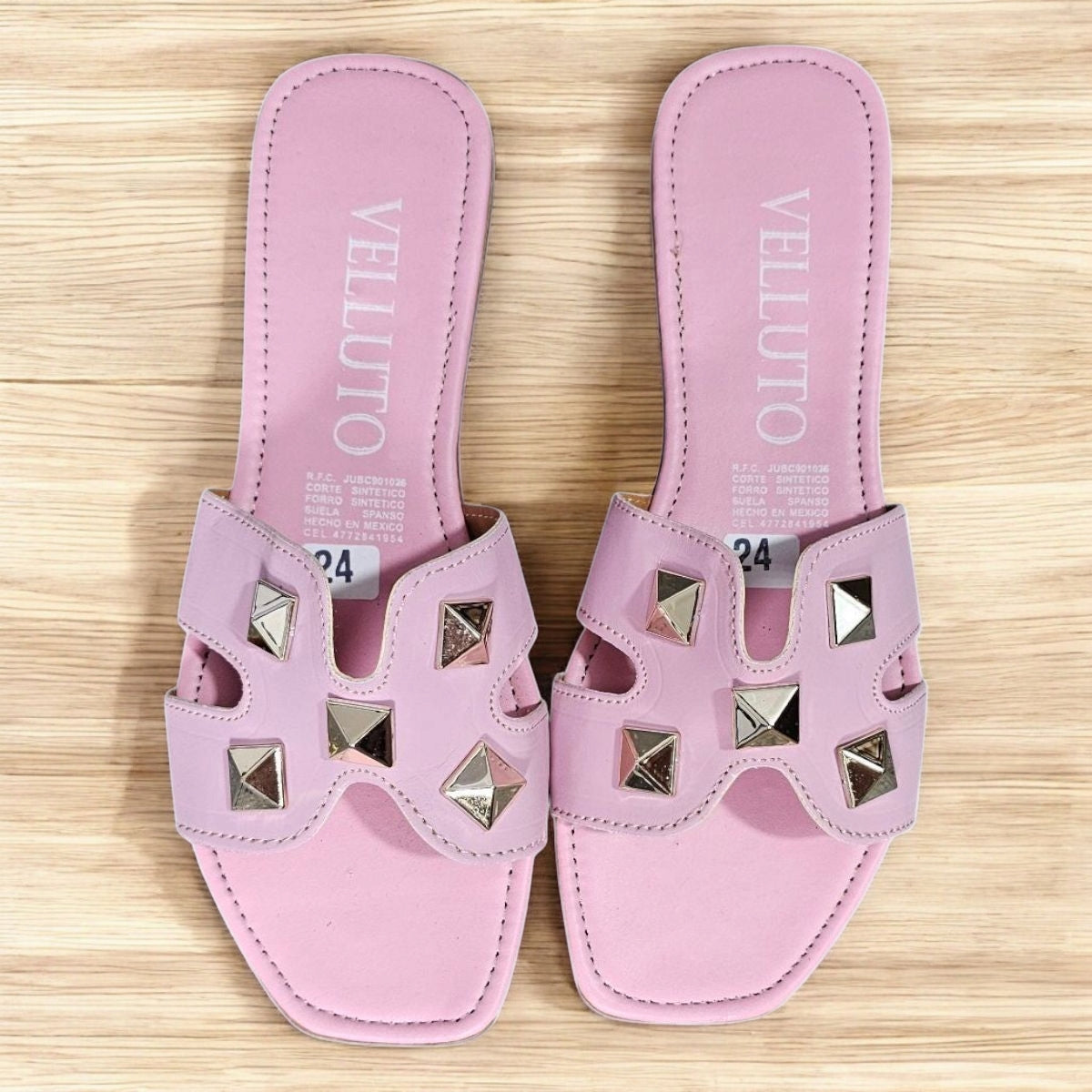 Sandalia VELUTO 1000 Estilo Estoperol Clásico
