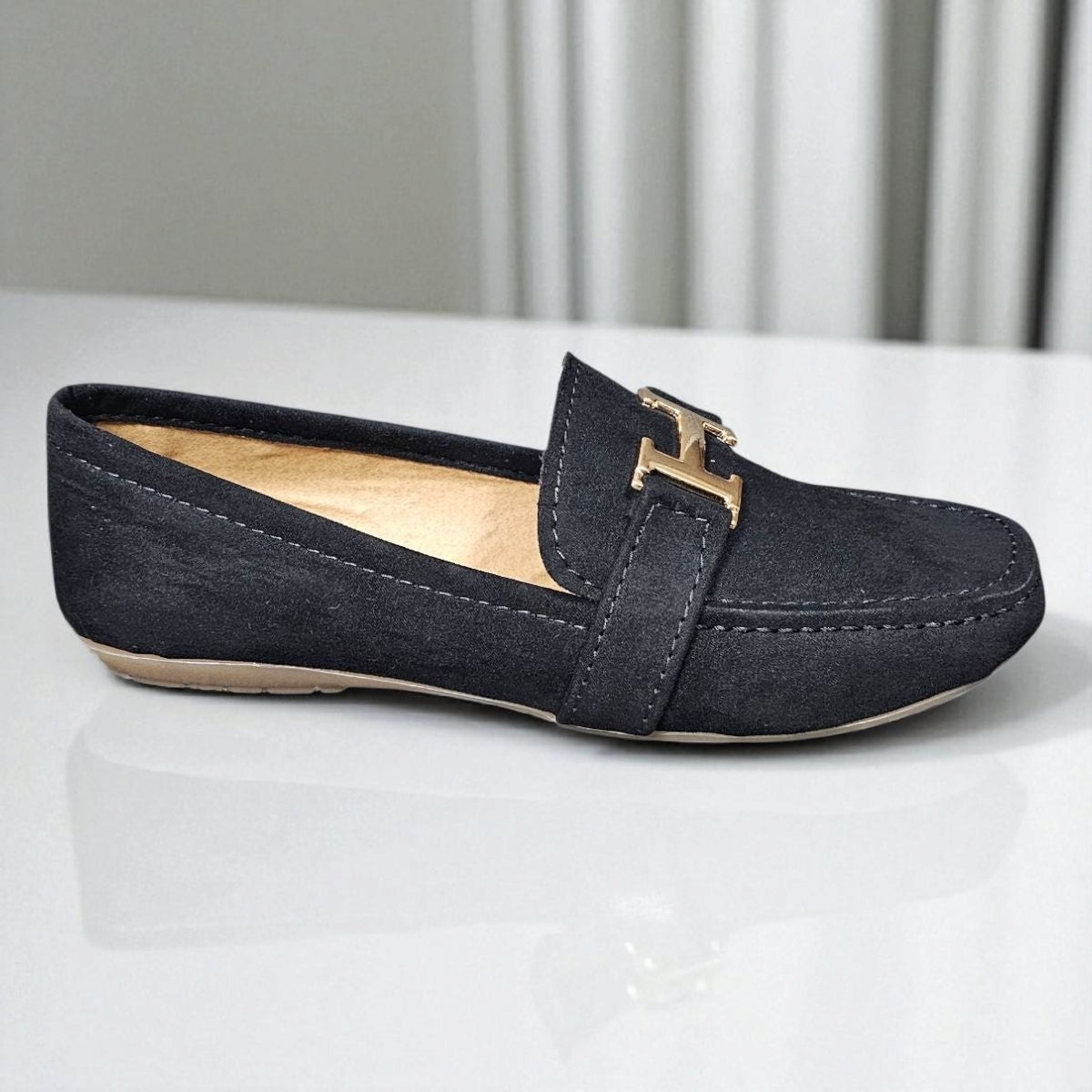 Mocasin Lady GRECIA EST 501 con Hebilla "H"
