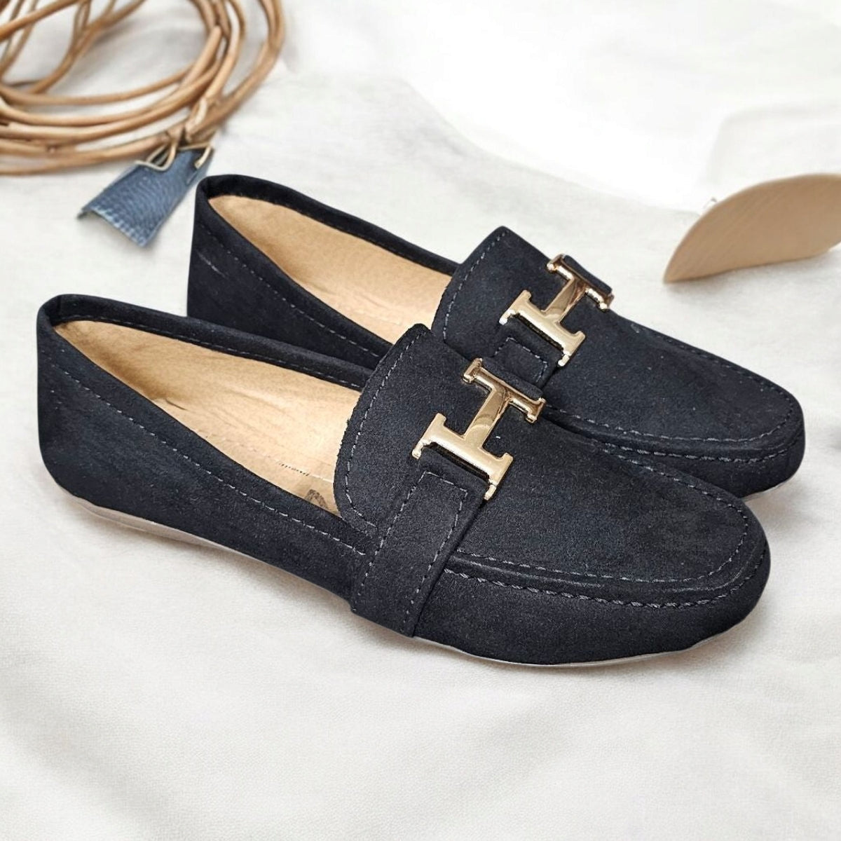 Mocasin Lady GRECIA EST 501 con Hebilla "H"