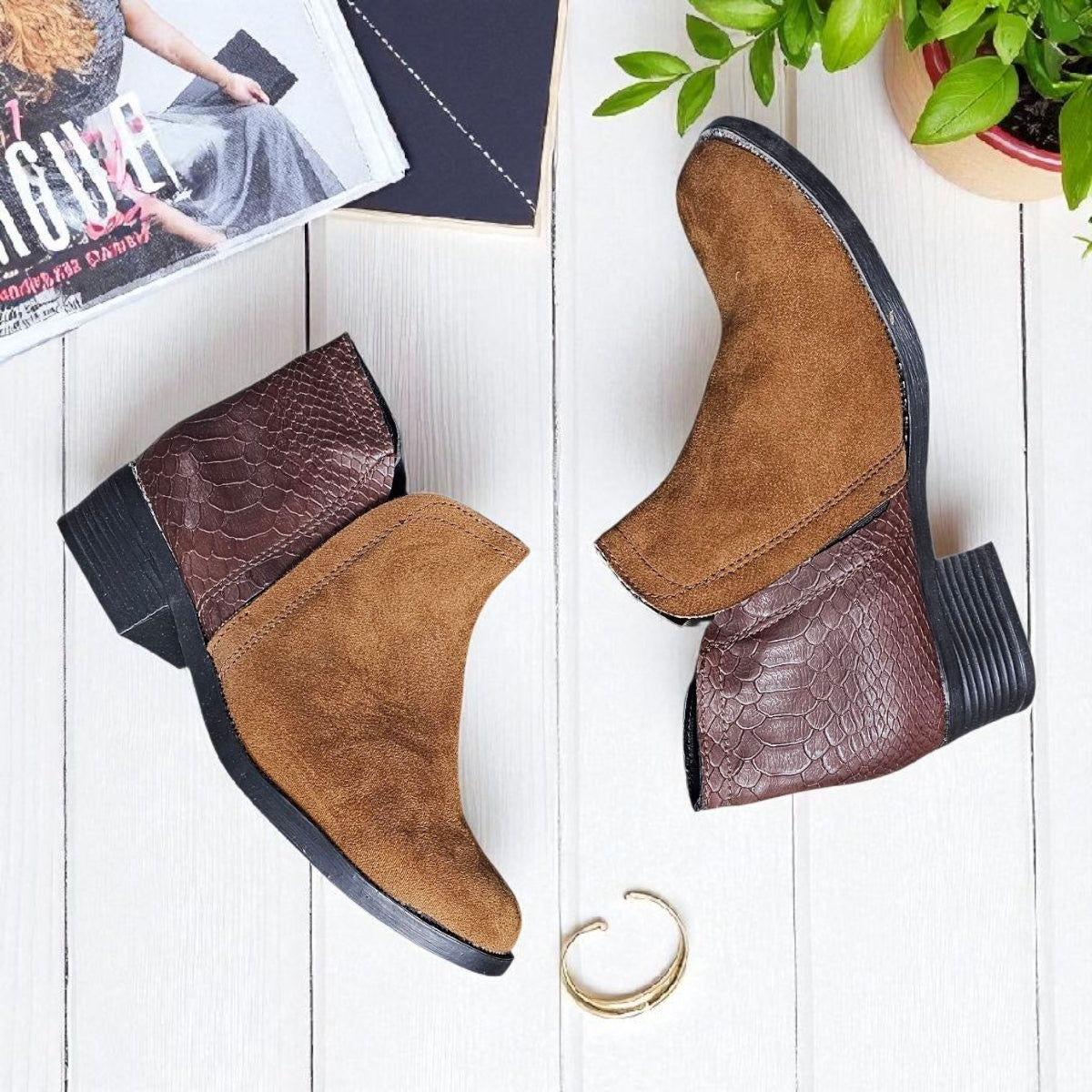 Botin Matea Est. 925 Botin Fake Snake