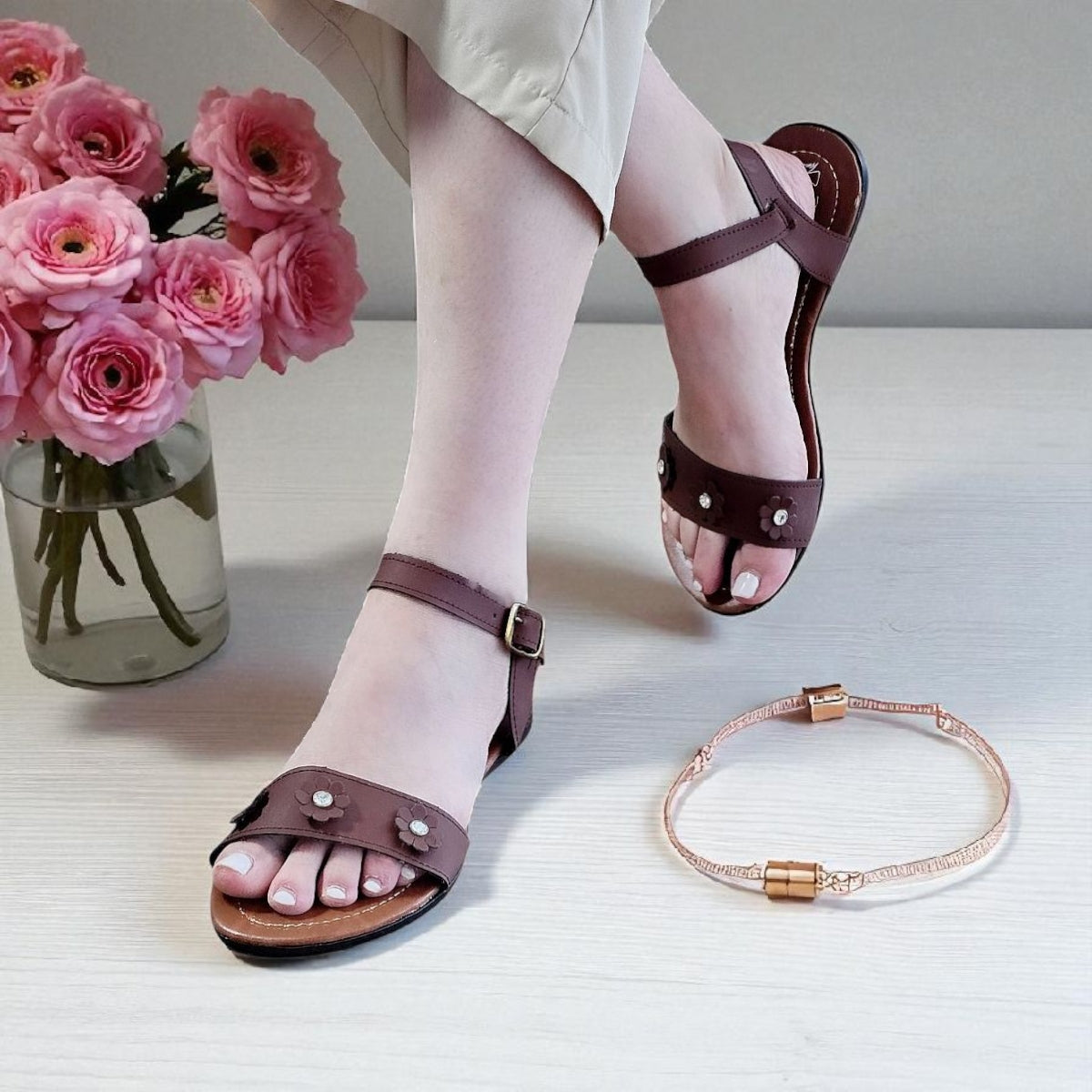 Sandalia GSCH Est. 019 Flores