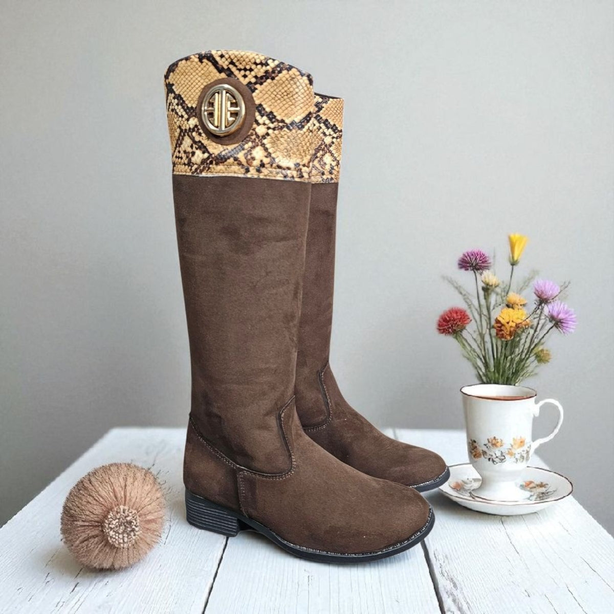 Botin Matea Est. 850 Bota Animal Print
