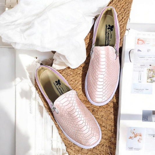 Tenis GEMELITAS 020 Slide in Espejo y Cierre Lateral