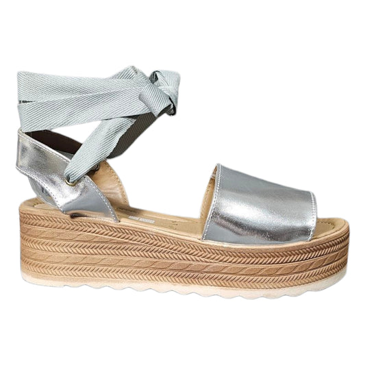 Alpargatas LADY 304 Suela Alta y Ajuste Listones