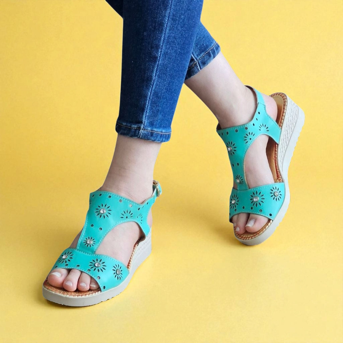 Sandalia Priscila Est. 1954 Suela Corrida