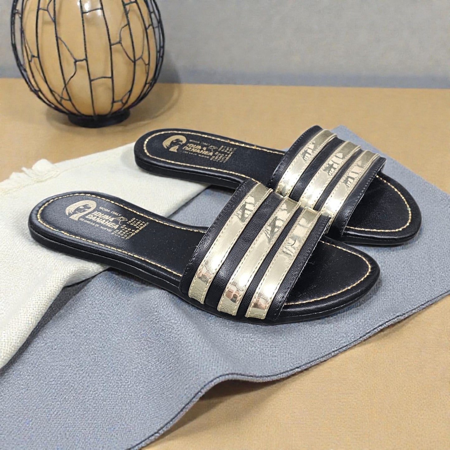 Sandalia IDUNA 106 Rayas Doradas