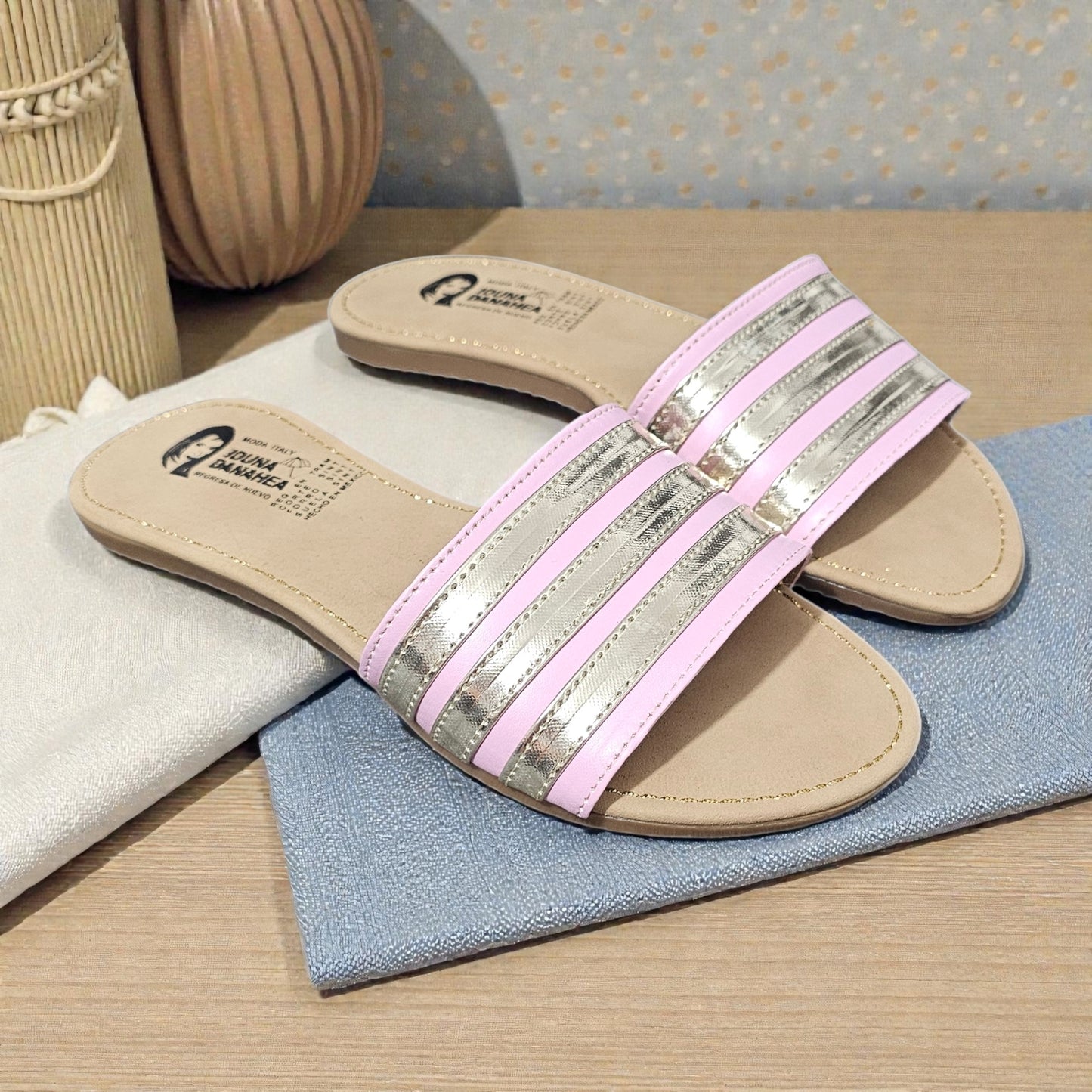 Sandalia IDUNA 106 Rayas Doradas