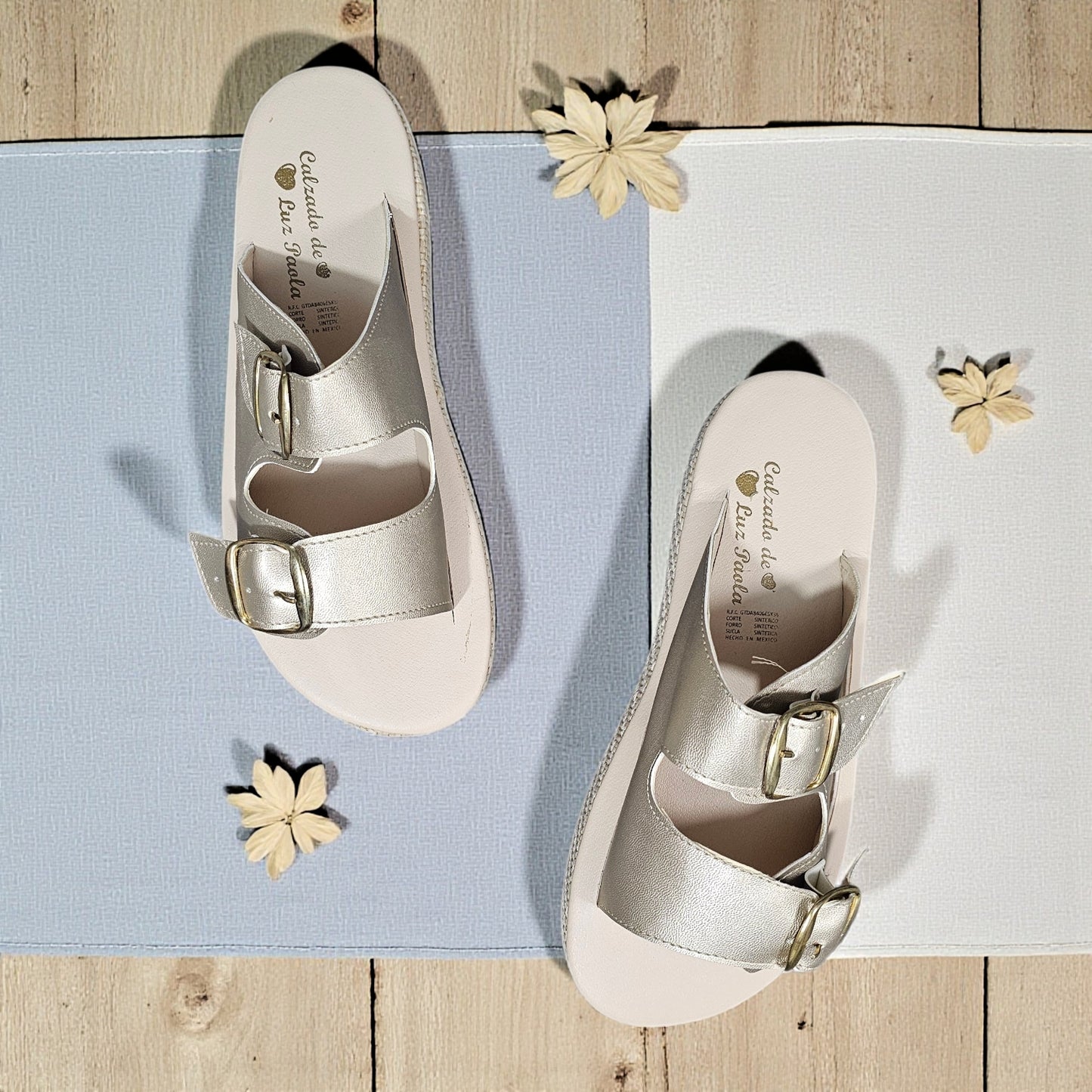 Sandalia Luz Paola Est. 800 Suela Elevada Slide in