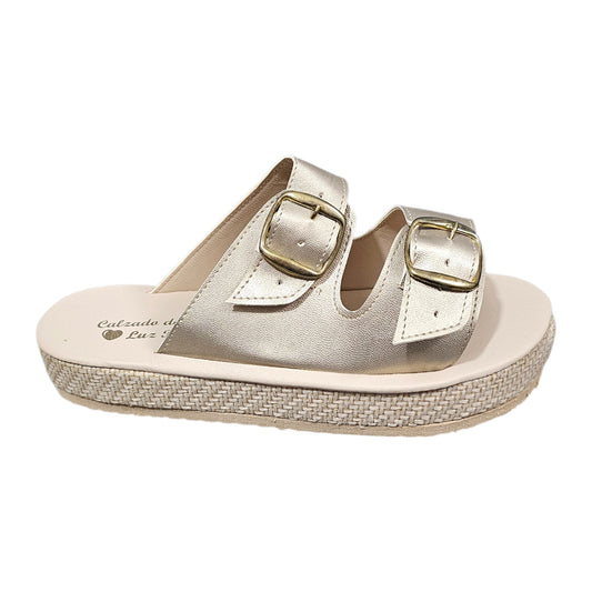 Sandalia Luz Paola Est. 800 Suela Elevada Slide in