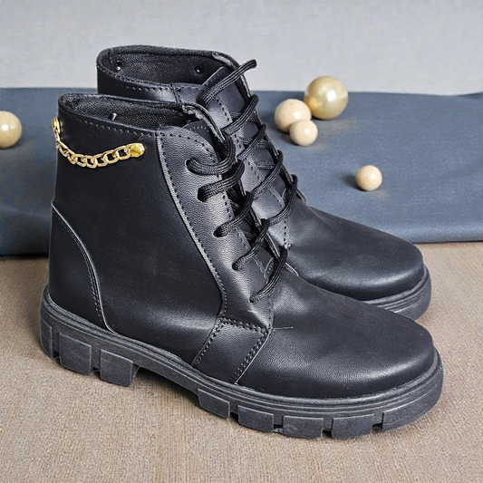 Bota ANGELA Est. 460 Bota Cordones y Cadena