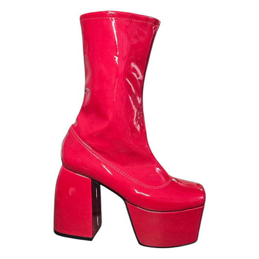 Bota KARM Est 2922 Charol Rojo