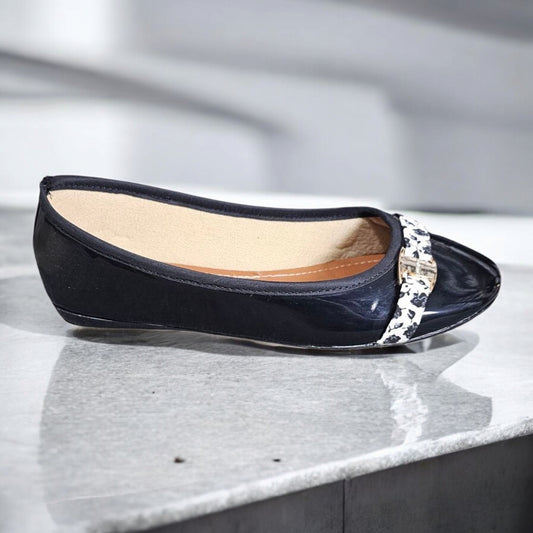 Balerina LADY GRECIA 03 Flats de Charol con Cinta