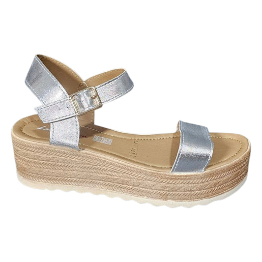 Alpargatas LADY 305 Suela Alta y Ajuste Correa