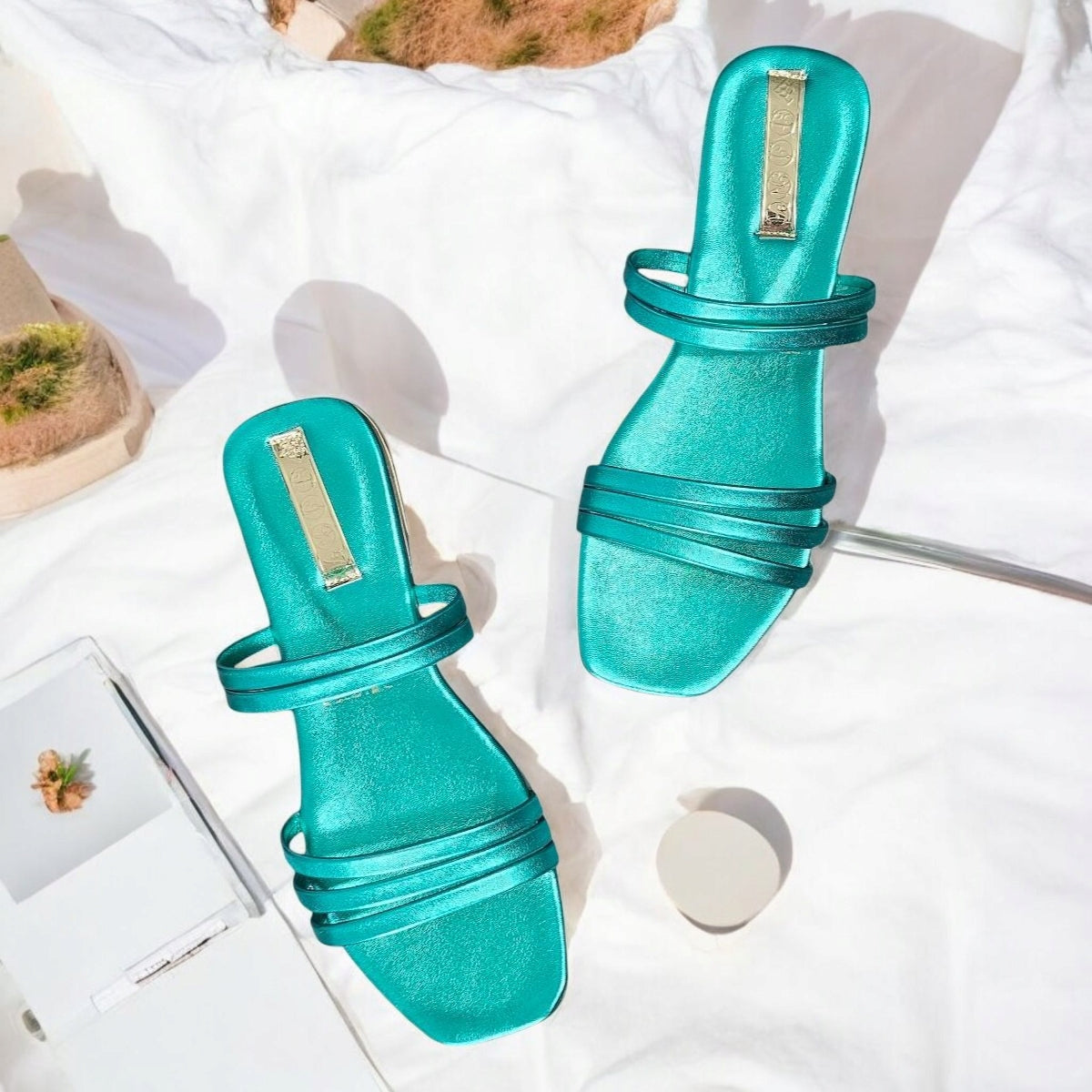 Sandalia LADY 1001 Plana de Colores Variados