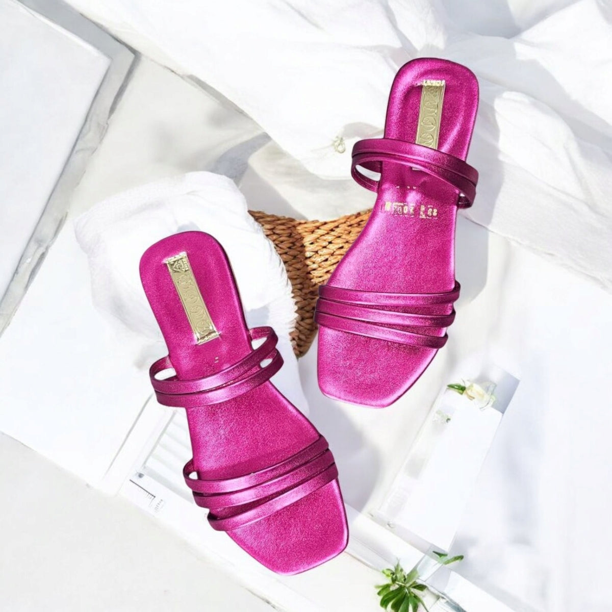 Sandalia LADY 1001 Plana de Colores Variados