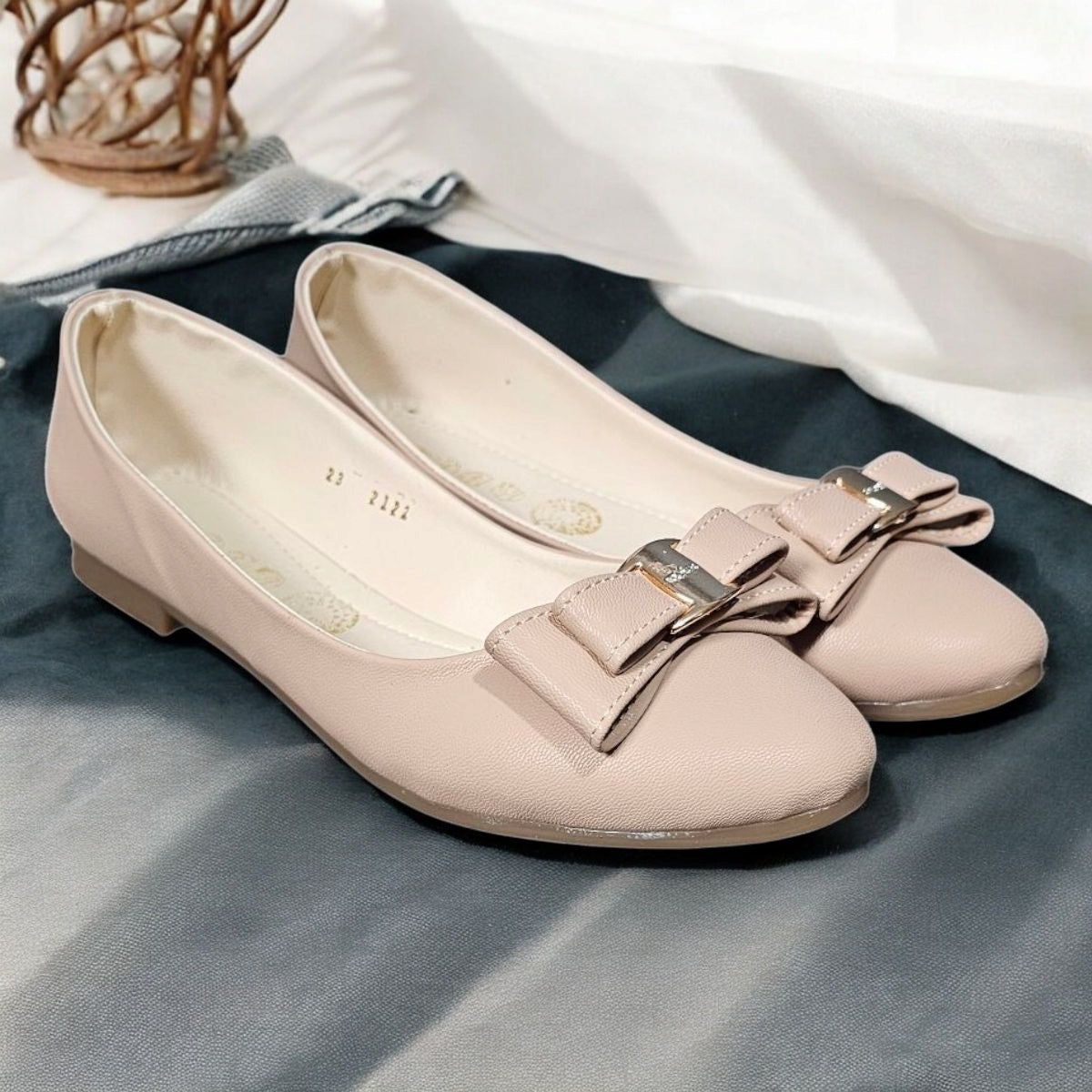 Balerina LADY ALISON 2121 Piel Sintética y Moño Varios Colores