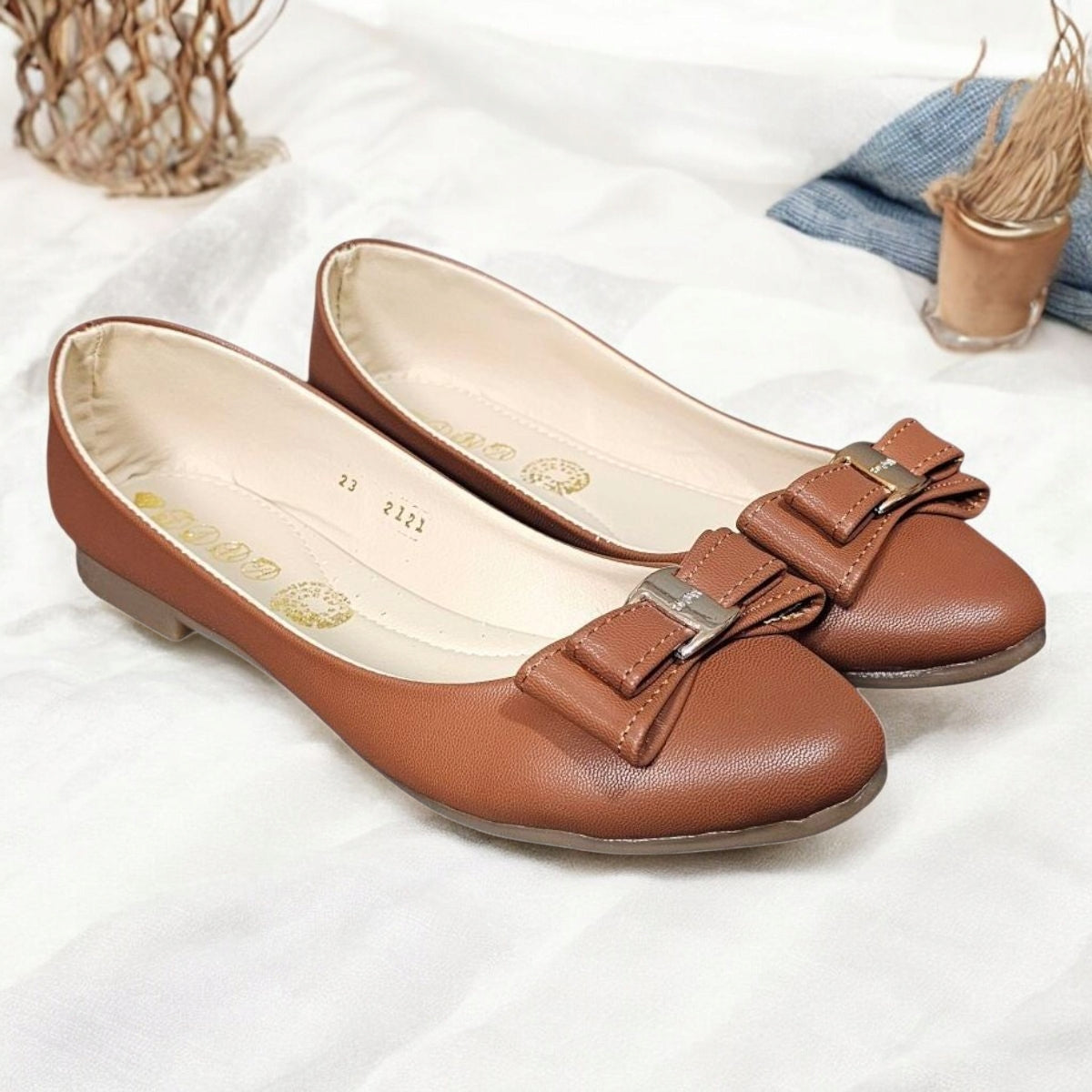 Balerina LADY ALISON 2121 Piel Sintética y Moño Varios Colores