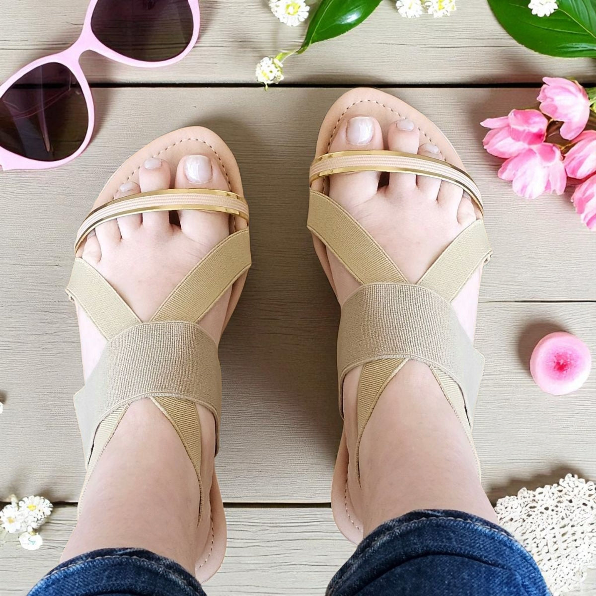 Sandalia Luluana Est. 203 Elastico