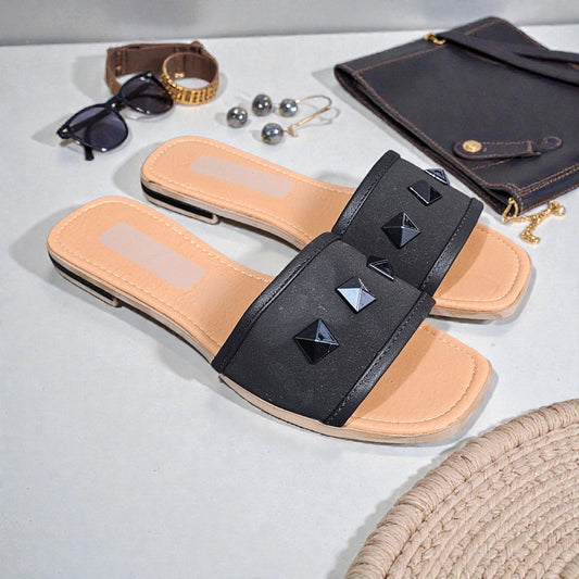 Sandalias Valluto est. 100 Slide in Estoperoles