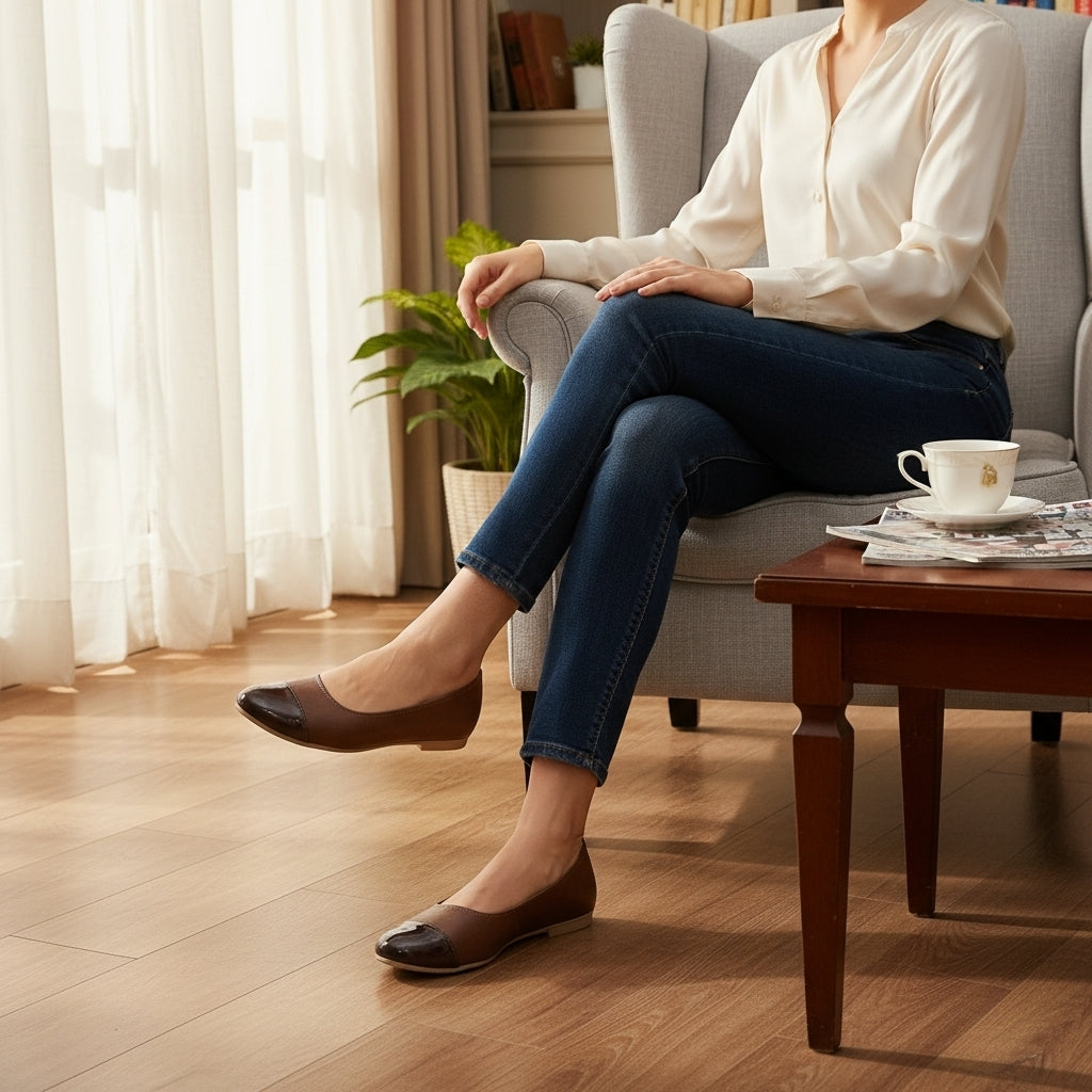 Balerinas ANGORA Est. 2019 Animal Print Flats