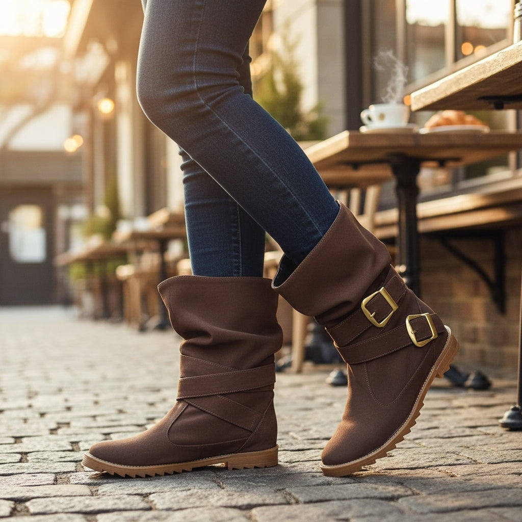 Botin Pouli Est. 200 Bota con Hebillas