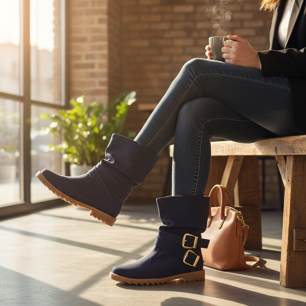 Botin Pouli Est. 200 Bota con Hebillas