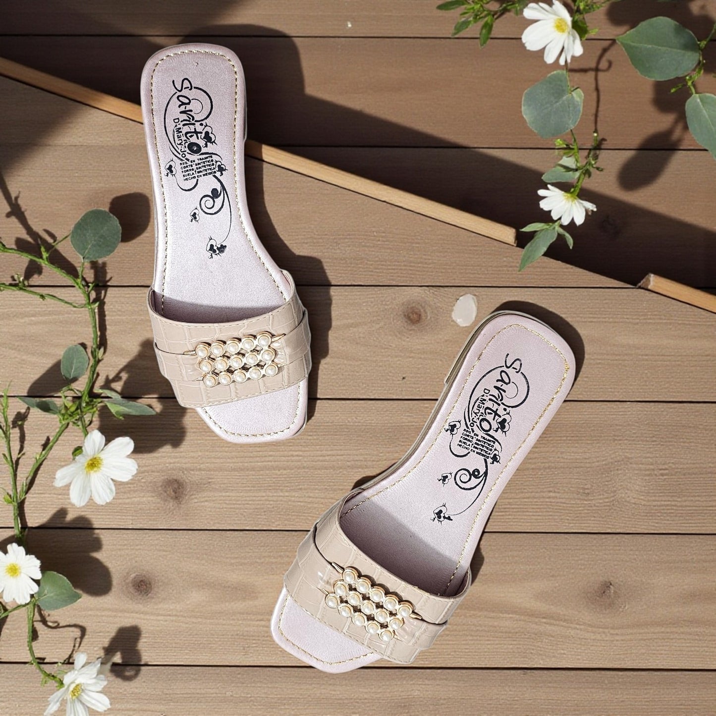 Sandalias Sari Est. 101 Clásicas con Herraje