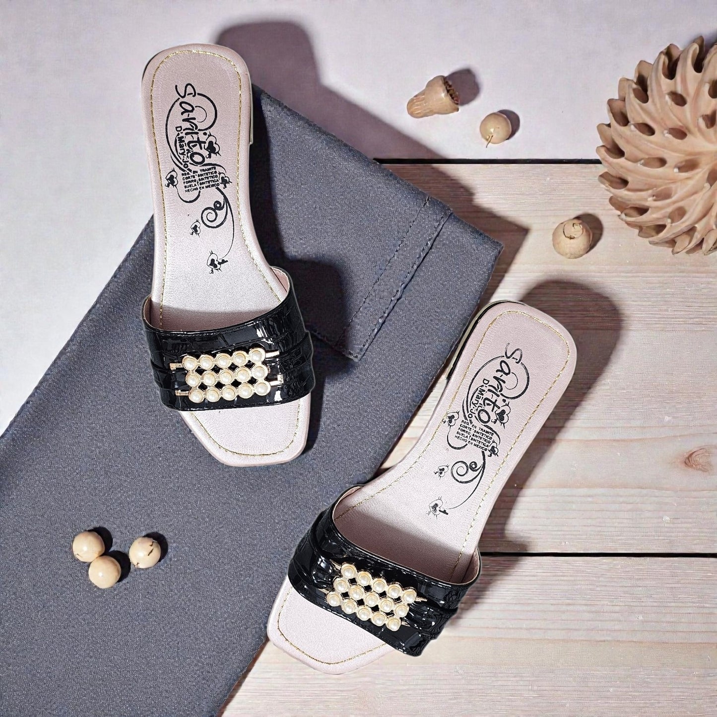 Sandalias Sari Est. 101 Clásicas con Herraje